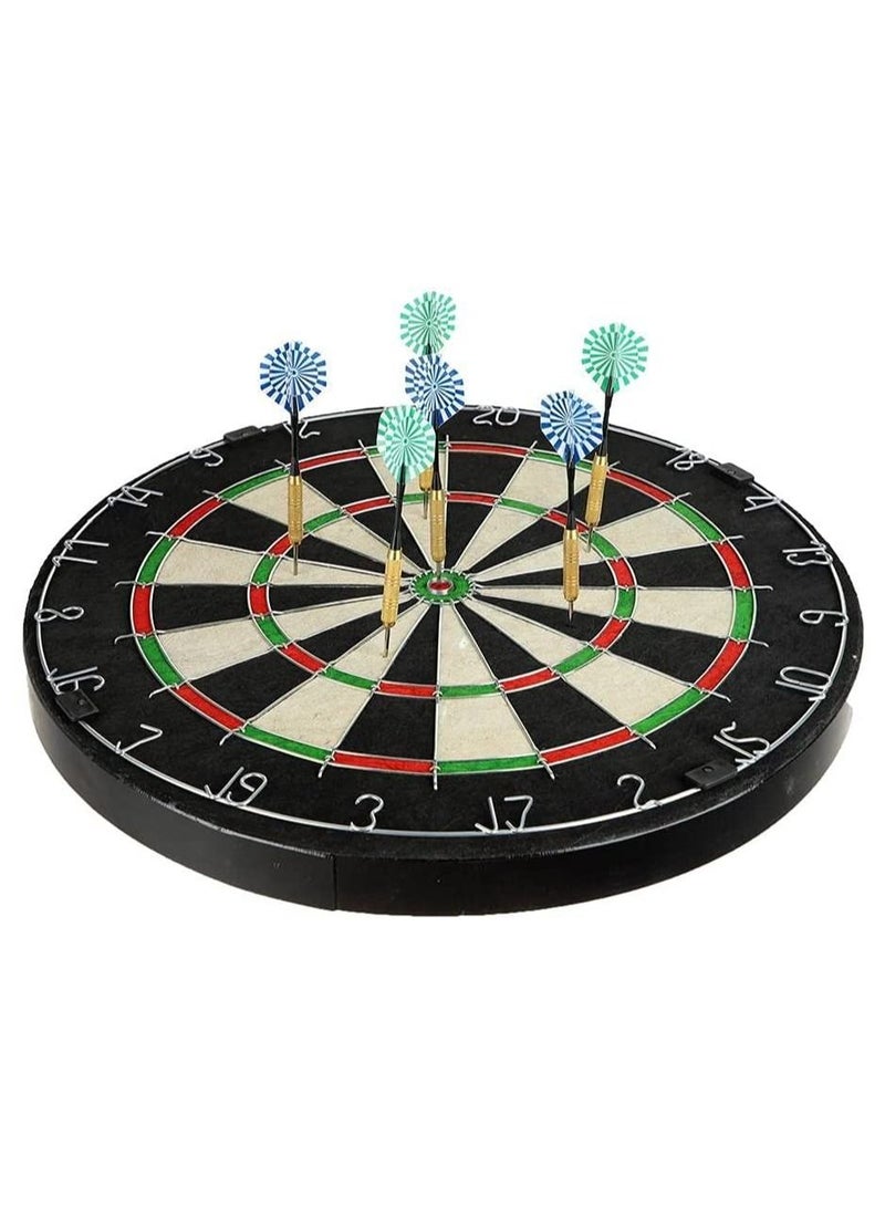 ULTIMAX Double Sided Dartboard  Including 6 Darts- 45cm - Image 2