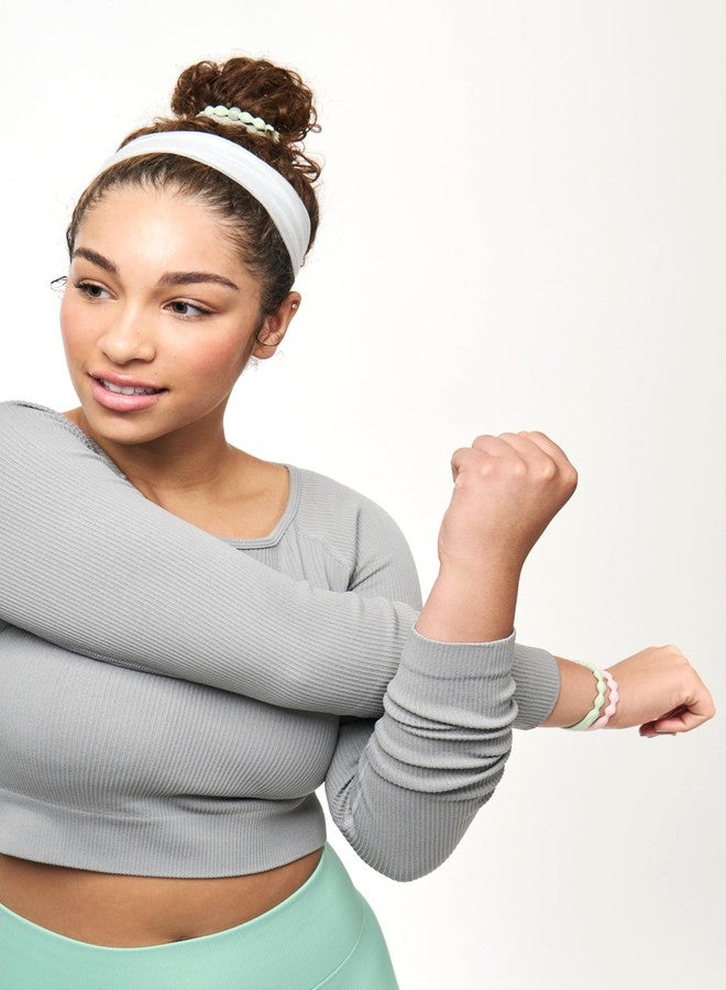 Goody Sport Forever Glow in the Dark Elastic Hair Ties - 10 Ct, 5 Assorted Colors, No Damage, 3X Stronger, Sport-Level Grip, All Hair Types - Image 4