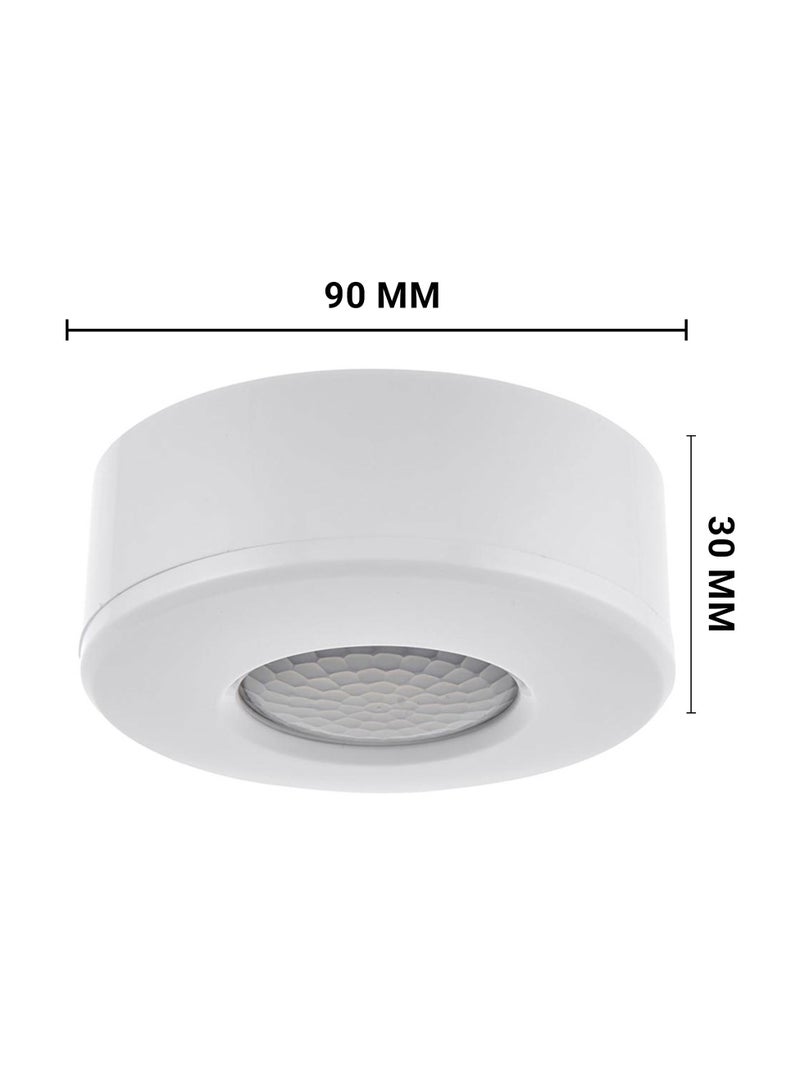Duravel Duravel Motion Sensor 360 Degree Surface Mount PIR Ceiling Occupancy Motion Sensor Detector Power Switch  - Image 2