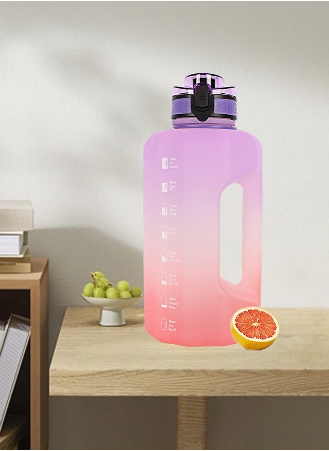 GIFUBOWA - Sports Water Bottle 2.2L BPA Free Leak Proof Big Drinking Jug for Camping Workouts - Image 1