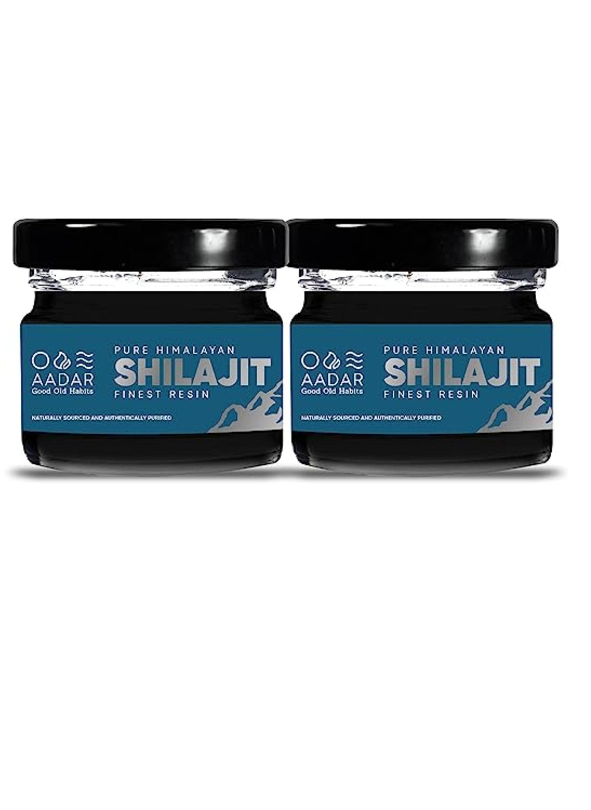 AADAR Ayurveda Pure And Natural Himalayan Shilajit Resin 15 G Pack Of 2 