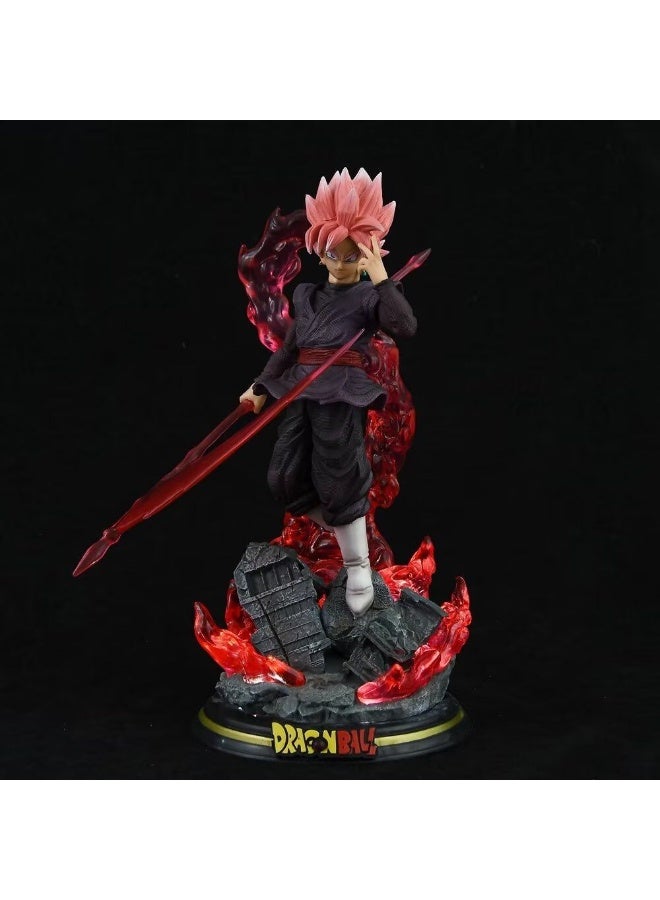 هالامودو التنين الكرة سوبر سايان Kakarot روز الوردي غوكو دمية ، هدية عيد ميلاد الكمال والديكور سطح المكتب الساحرة - Image 2