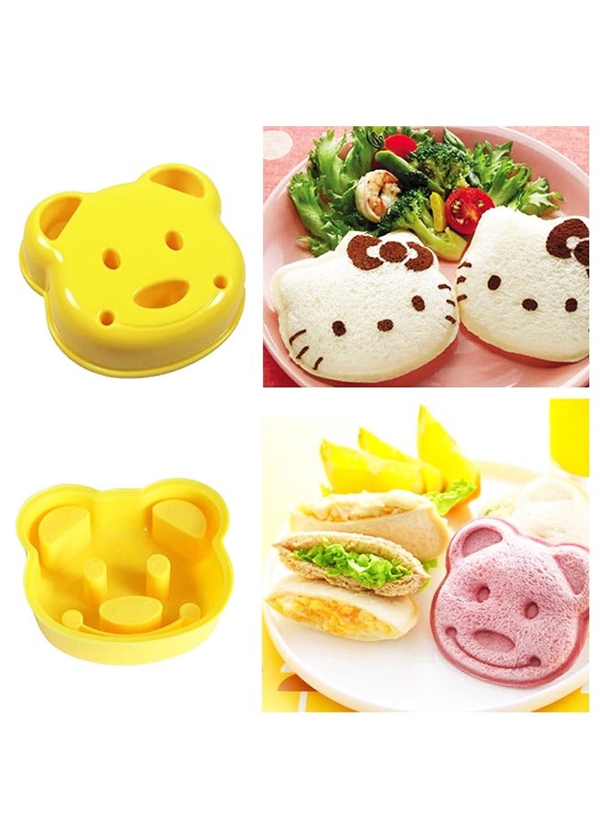 Bear Shape Sandwich Mold Cutter, Cartoon Bread Sandwich Shapers DIY Maker Biscuit Cookie Cake Mould Cutter Tool  - Image 3