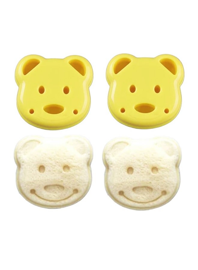 Bear Shape Sandwich Mold Cutter, Cartoon Bread Sandwich Shapers DIY Maker Biscuit Cookie Cake Mould Cutter Tool  - Image 1