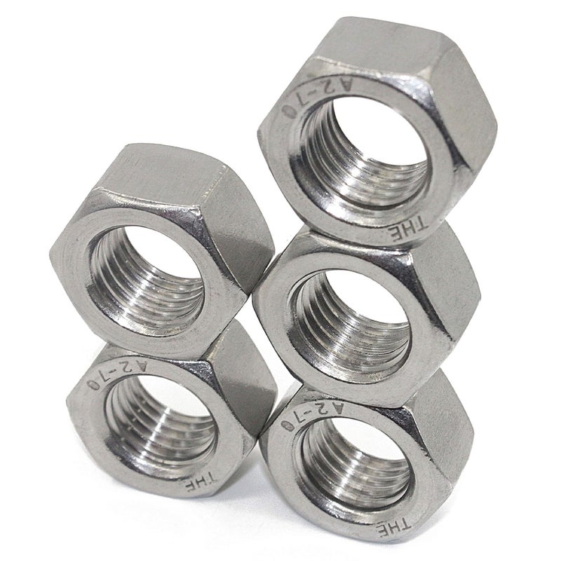 Fullerkreg 1/2-13 Stainless Steel Finished Hex Nut, 304 Stainless Steel Nut (10 pcs) - Image 4