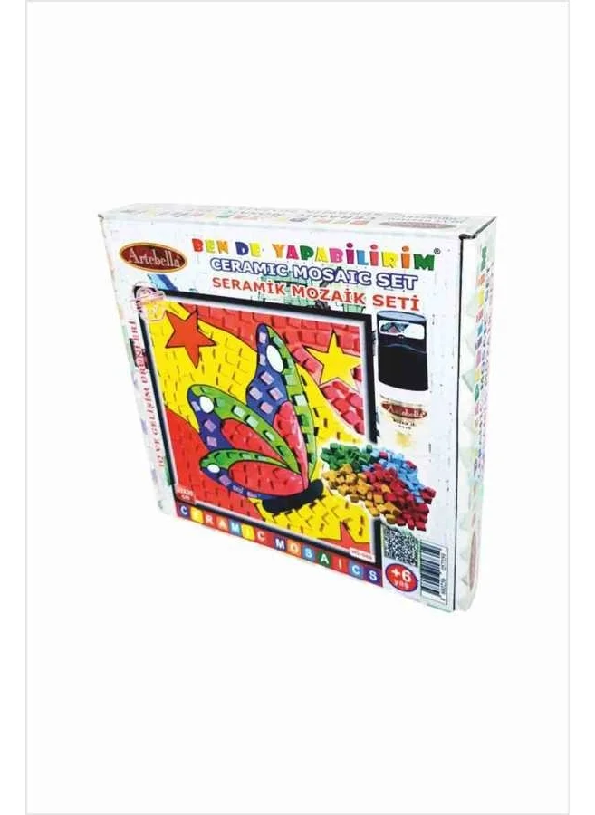 Artebella Ceramic Mosaic Set 20 x 20 cm - Butterfly