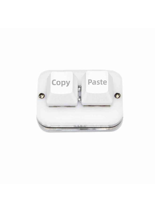 Shortcut Keyboard 2 Keys One Key Copy Paste Mechanical Keyboard Copy Paster Red Axis Black And White Financial Excel 