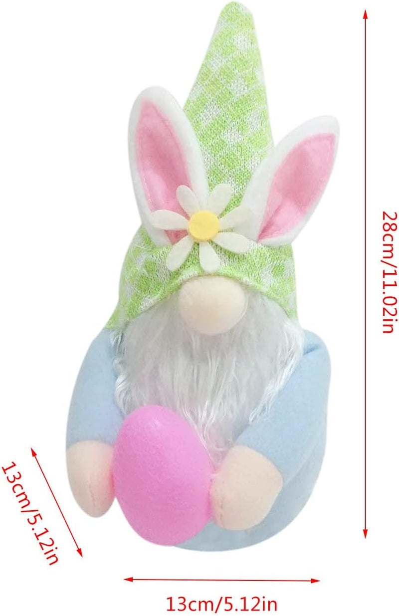 cheekyglo Easter Bunny Gnomes Gonk Easter Decoration Easter Rabbit Ornaments Faceless Easter Bunny Doll Easter Bunny Faceless Doll Spring Easter Rabbit Gnomes Gonk Home Easter Decor - Image 1