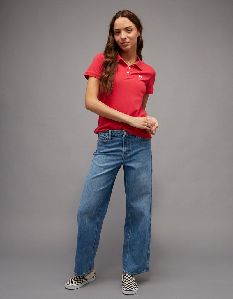 American Eagle AE Classic Polo Shirt - Image 1