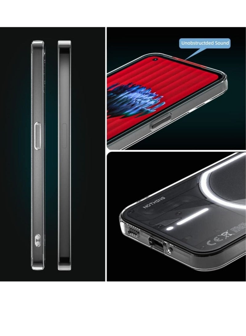 ELTRAZONE Compatible Nothing Phone 1 Case Clear Slim Fit Ultra-Thin Soft TPU Anti-Slip Grip Phone Cases Lightweight Anti-Scratch Back Cover Grip - Image 4