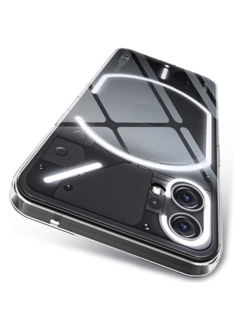 ELTRAZONE Compatible Nothing Phone 1 Case Clear Slim Fit Ultra-Thin Soft TPU Anti-Slip Grip Phone Cases Lightweight Anti-Scratch Back Cover Grip - Image 1