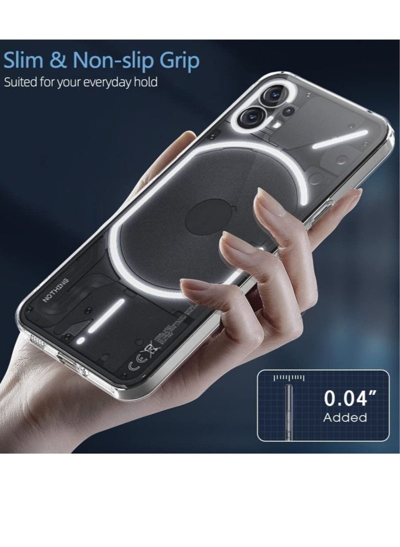 ELTRAZONE Compatible Nothing Phone 1 Case Clear Slim Fit Ultra-Thin Soft TPU Anti-Slip Grip Phone Cases Lightweight Anti-Scratch Back Cover Grip - Image 5