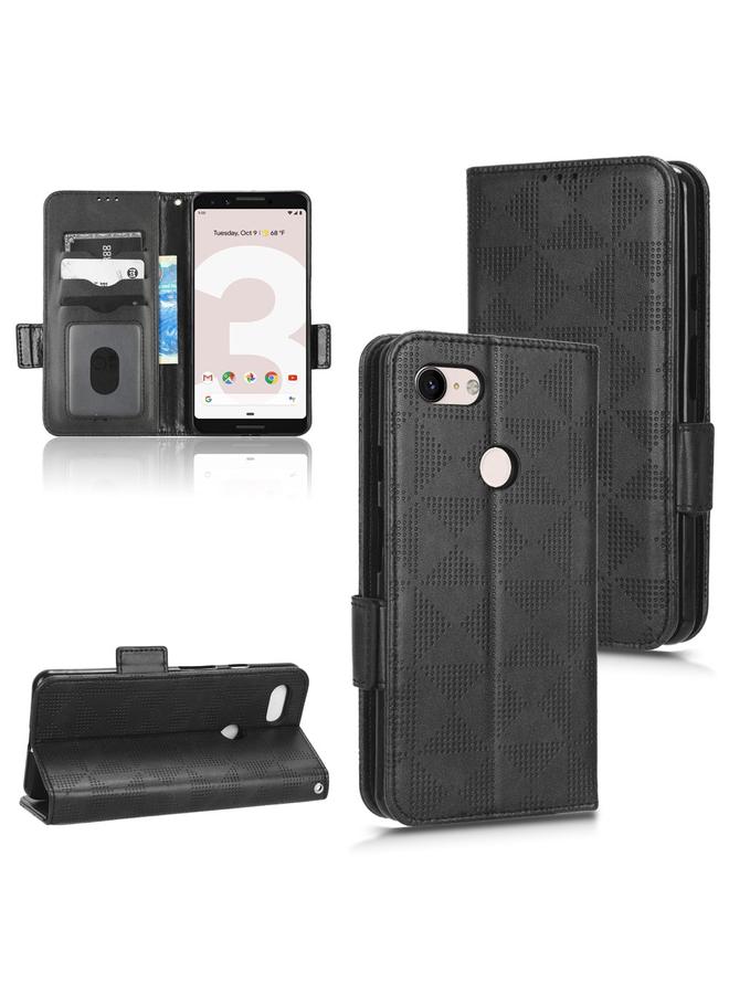 Zaboon Case For Google Pixel 3 Symmetrical Triangle Leather Phone Case - Image 1