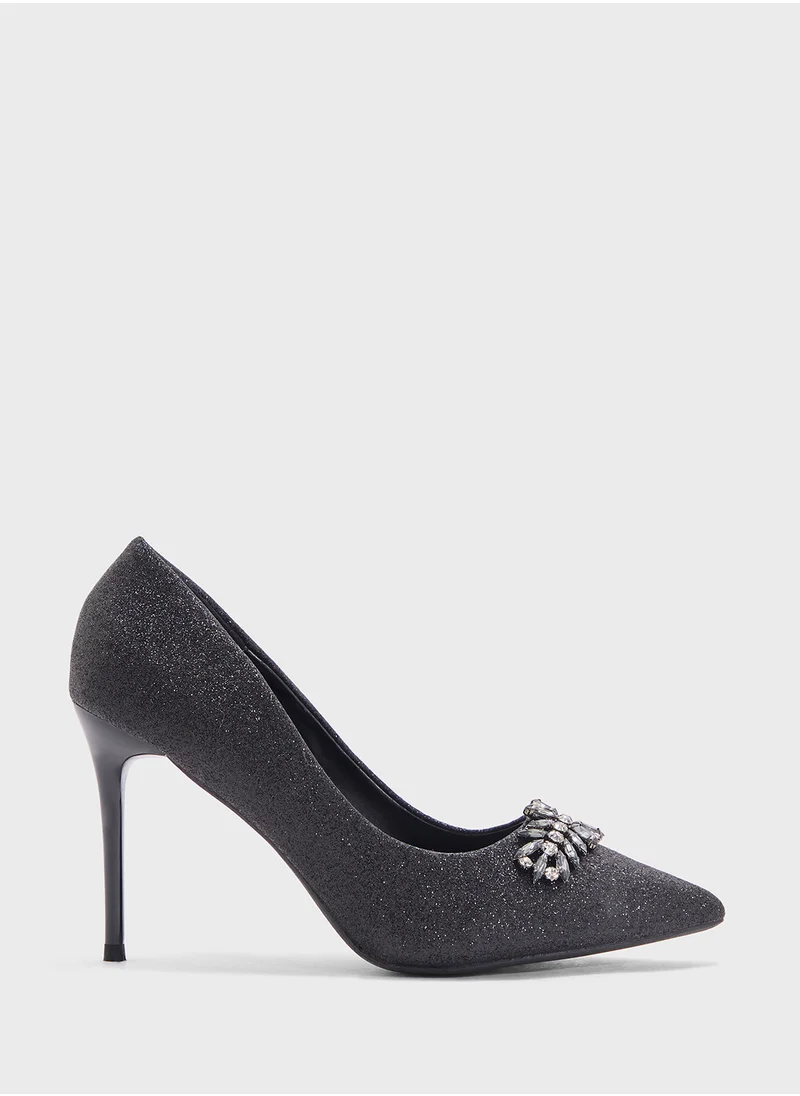 بي ار High Heel Pointed Pump
