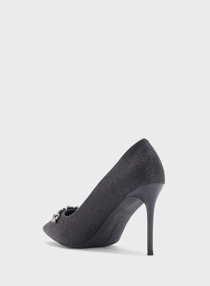 BR High Heel Pointed Pump