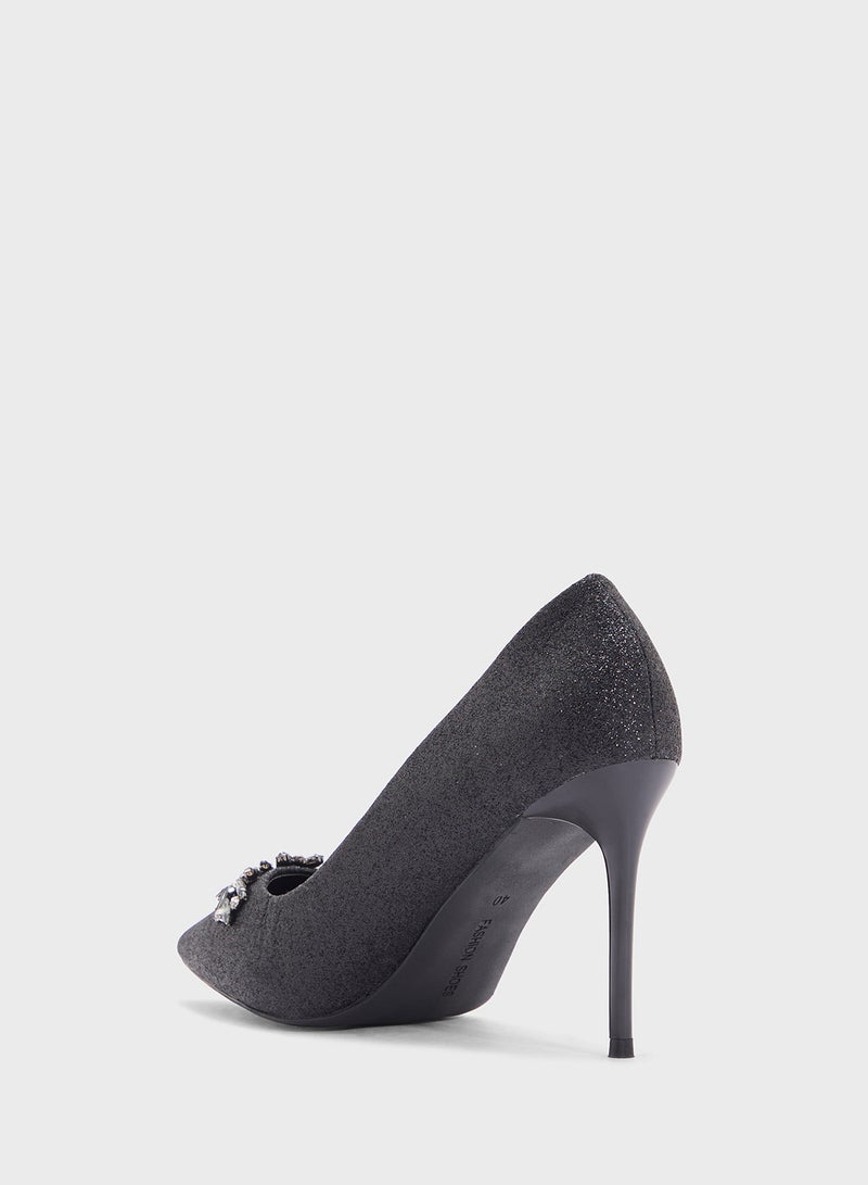 BR High Heel Pointed Pump  - Image 3