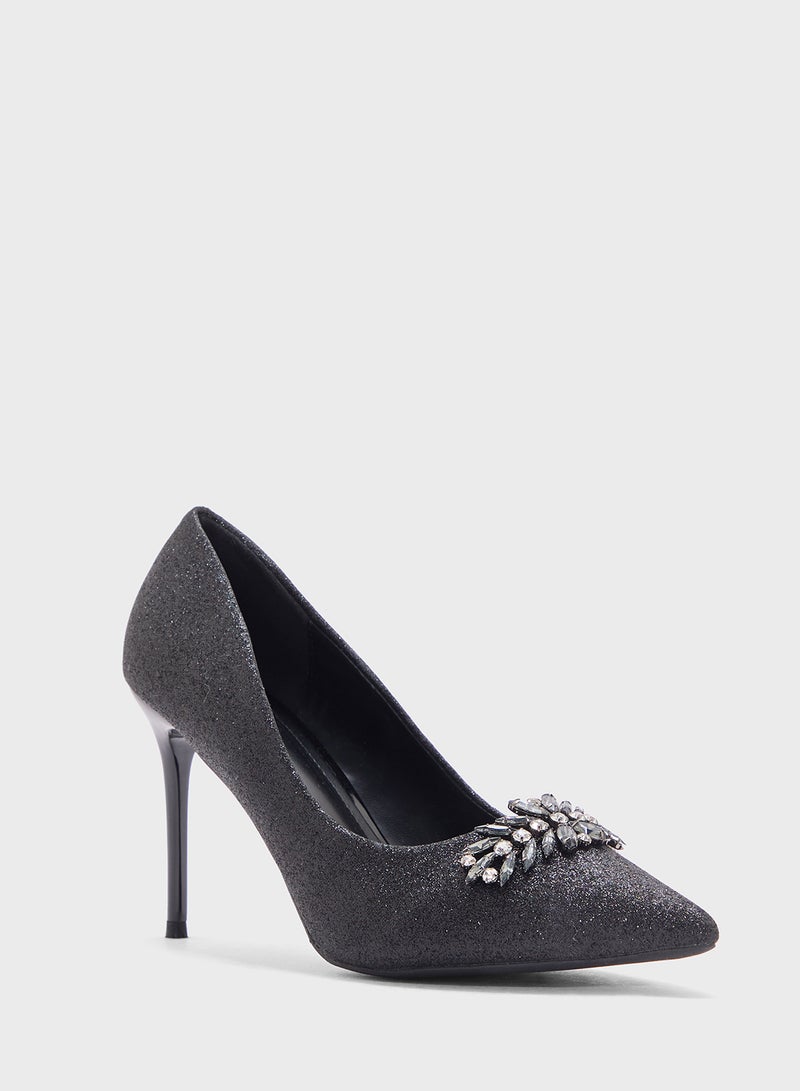 BR High Heel Pointed Pump  - Image 2