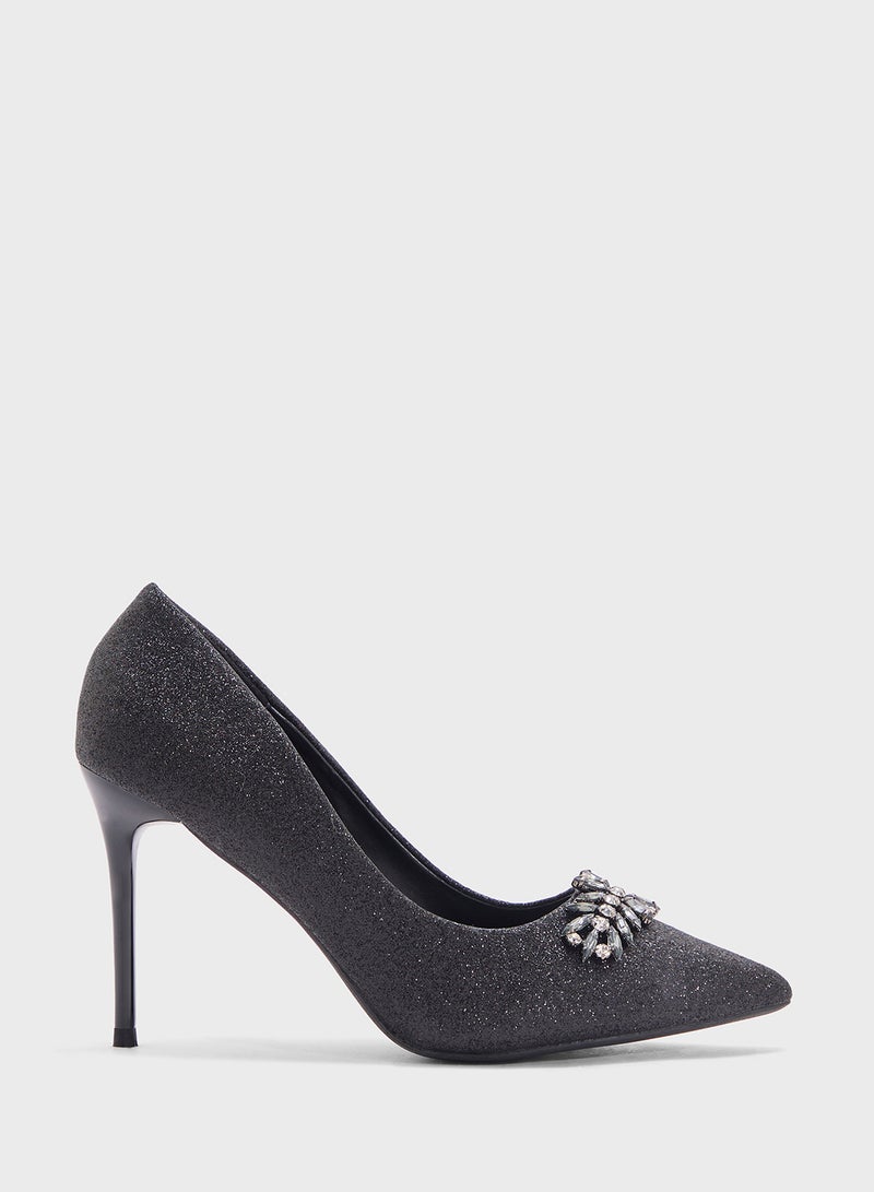 BR High Heel Pointed Pump  - Image 1