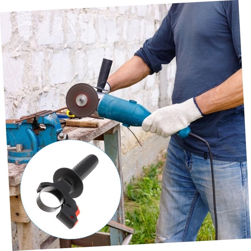 Auxiliary Side Handle For Hammer Drill Adjustable Ergonomic Plastic Clamping Range Replacement - Image 4