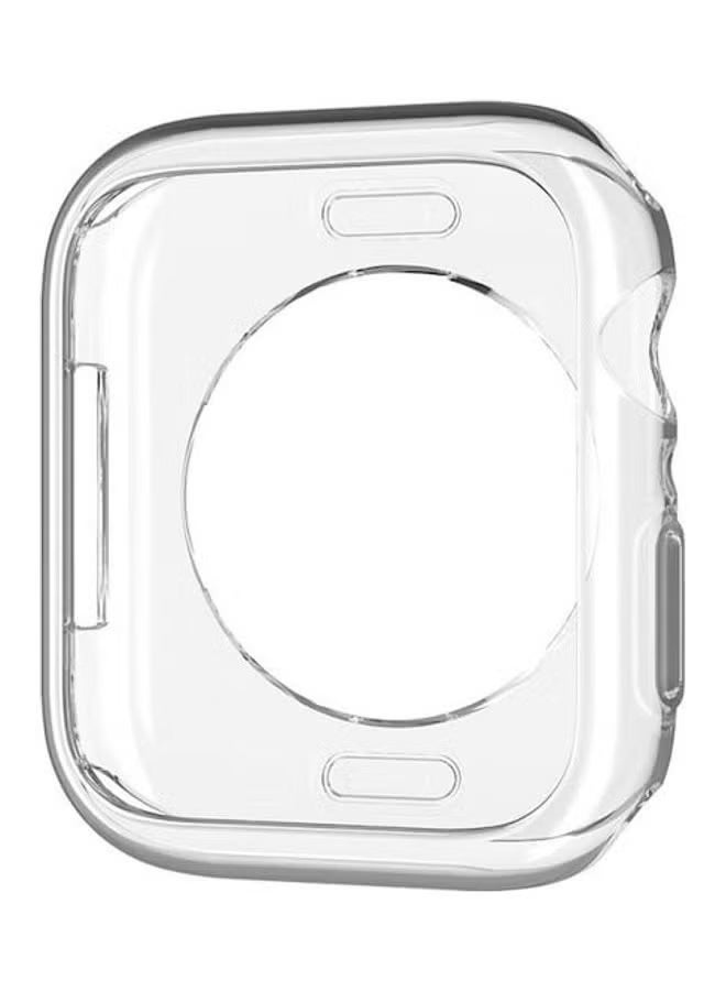 جراب وايطار حماية ساعه أبل الون شفاف مقاس 45 ملي - Image 2