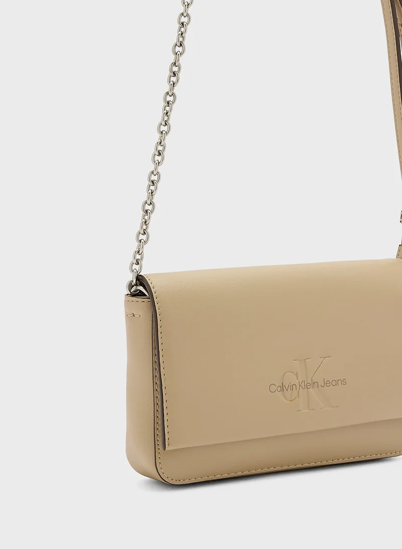 Calvin Klein Jeans Sculpted Ew Flap Phone Crossbody