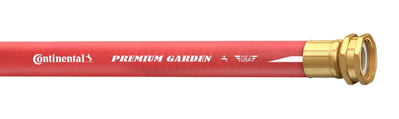 Continental Premium Garden Red Heavy Duty Hot Water Garden Hose, 5/8in Inside Diameter x 50ft Length, Male x Female Garden Hose Thread - Image 2
