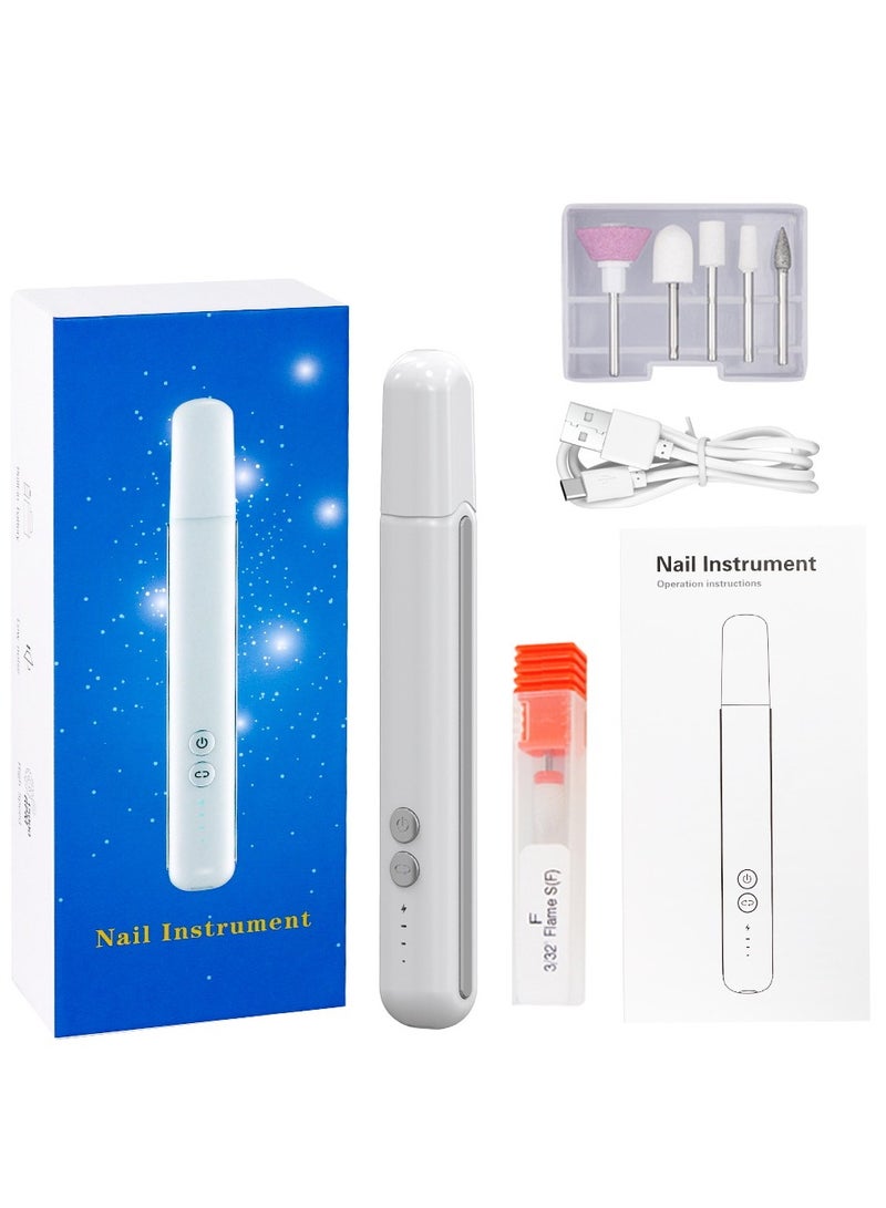 general Electric nail art grinder polishing peeling nail removal recharge pen type all-in-one ceramic head for novices - Image 1