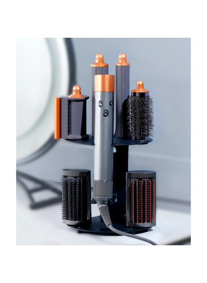 SHENGHUI Airwrap Storage Holder Attachments Compatible with Dyson Airwrap Organizer Wall Mounted Stand, Curling Iron Hair Wrap Rack on Desktop Accessories for Home/Bathroom - Image 1