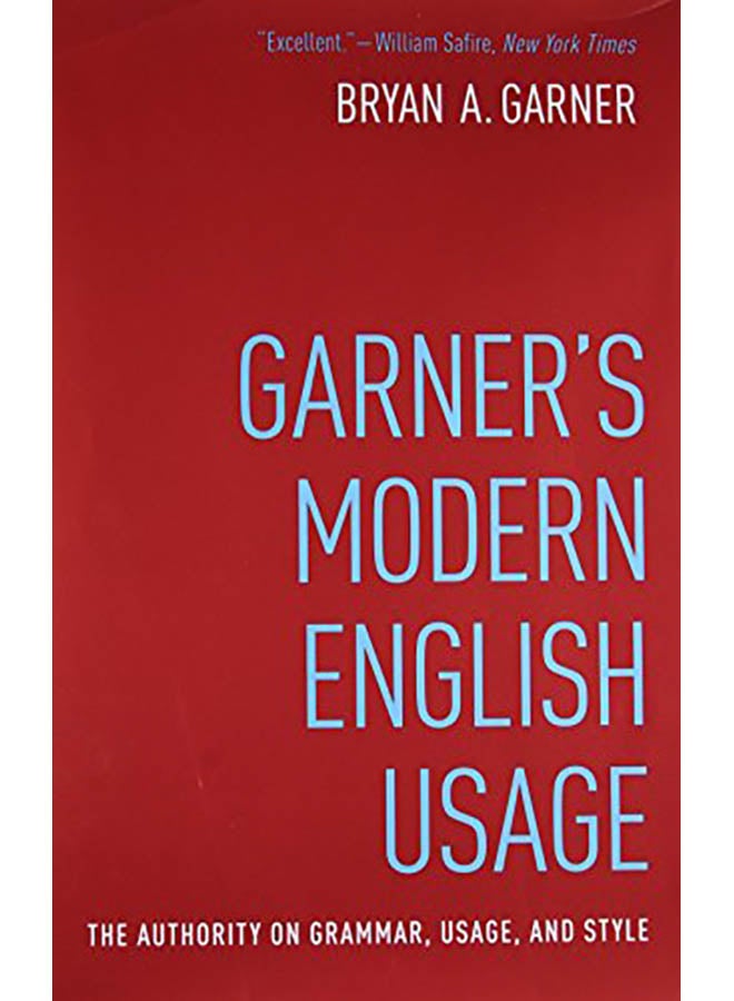 Garner's Modern English Usage