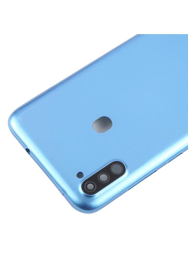 إيروريكس غطاء خلفي لهاتف Samsung Galaxy A11 SM-A115F مع غطاء عدسة الكاميرا (أزرق) - Image 4
