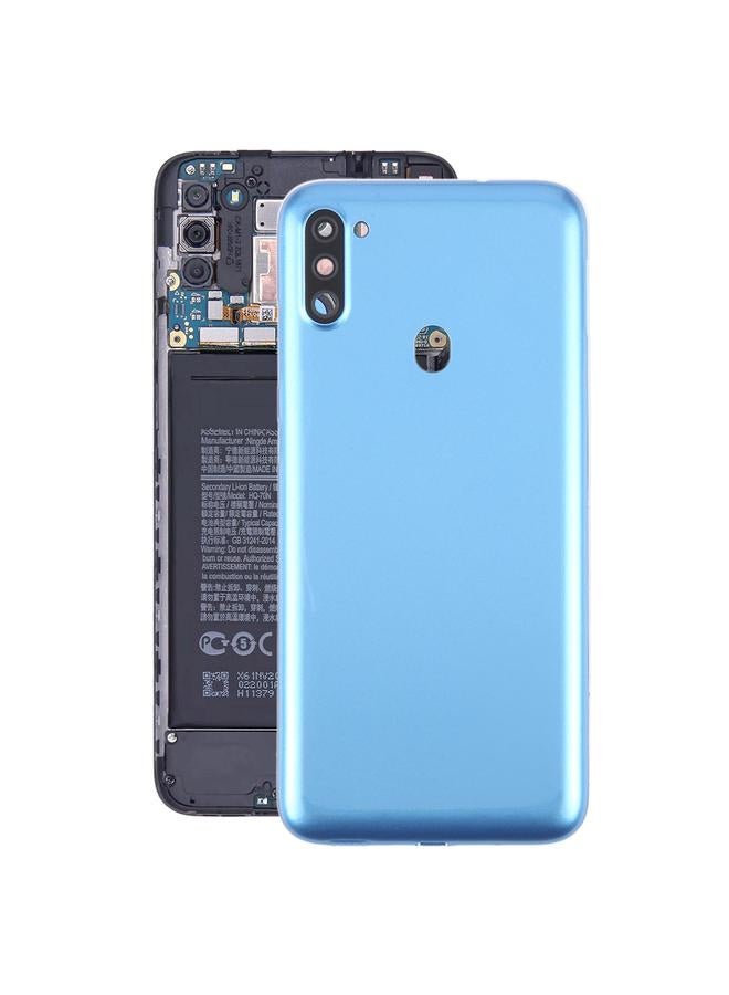 إيروريكس غطاء خلفي لهاتف Samsung Galaxy A11 SM-A115F مع غطاء عدسة الكاميرا (أزرق) - Image 1