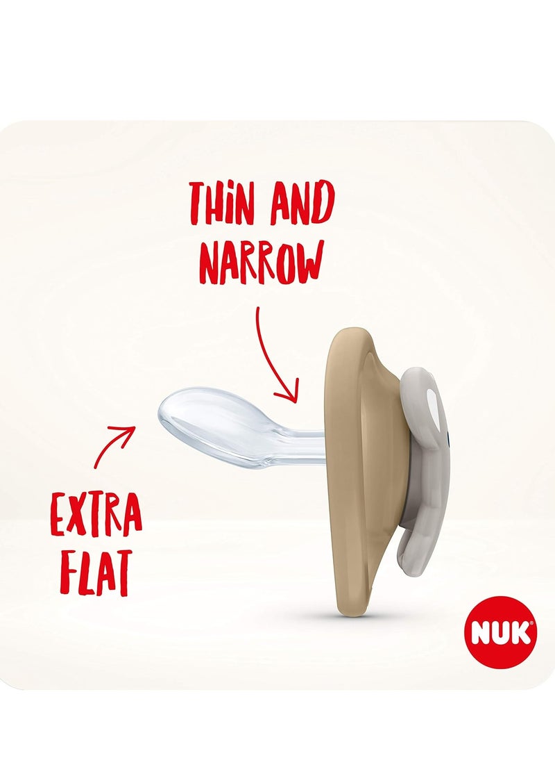 نوك لهاية سيليكون لتقويم الأسنان من نوك سبيس (تتوهج ليلاً في الظلام) على شكل ثعلب ويراع، عبوة من قطعتين - Image 4