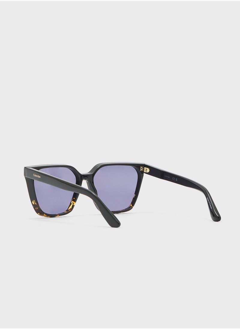 CALVIN KLEIN Modified Rectangle Sunglasses  - Image 3
