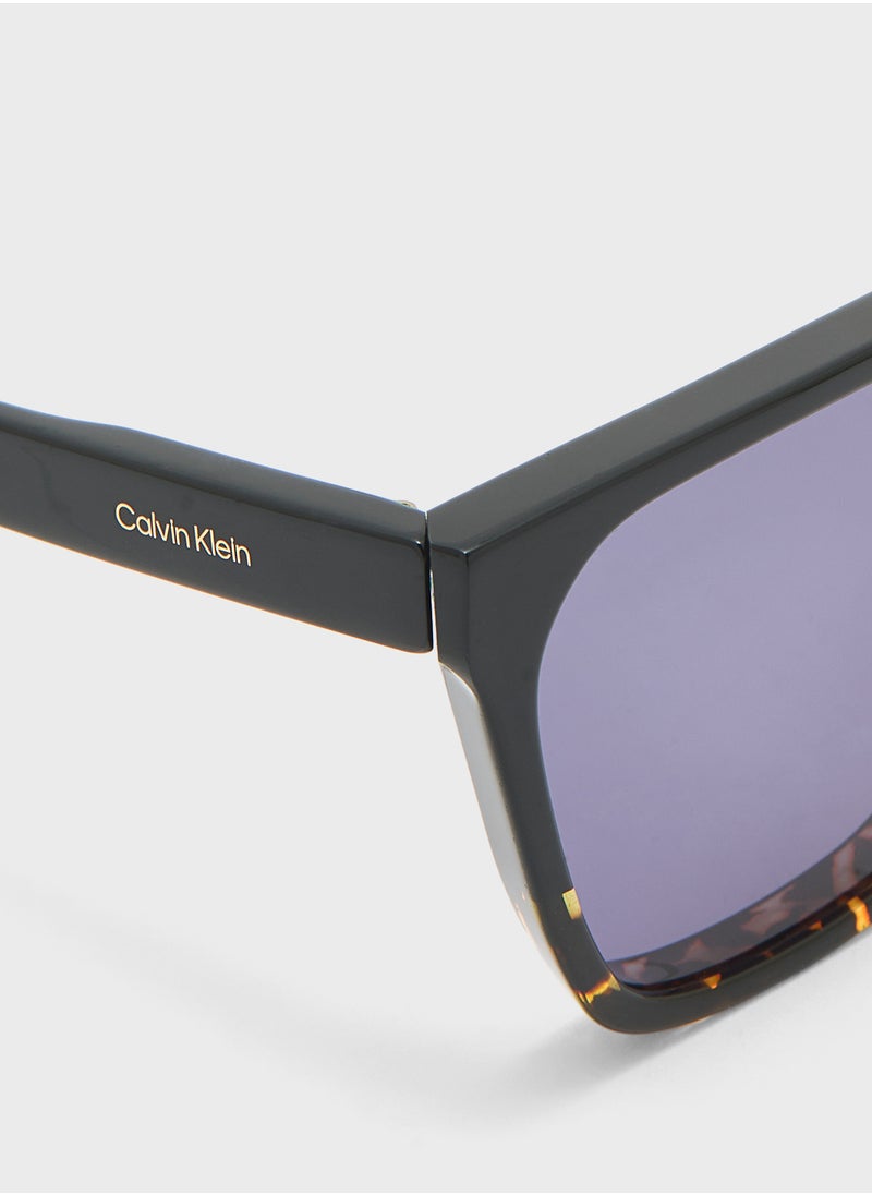 CALVIN KLEIN Modified Rectangle Sunglasses  - Image 4