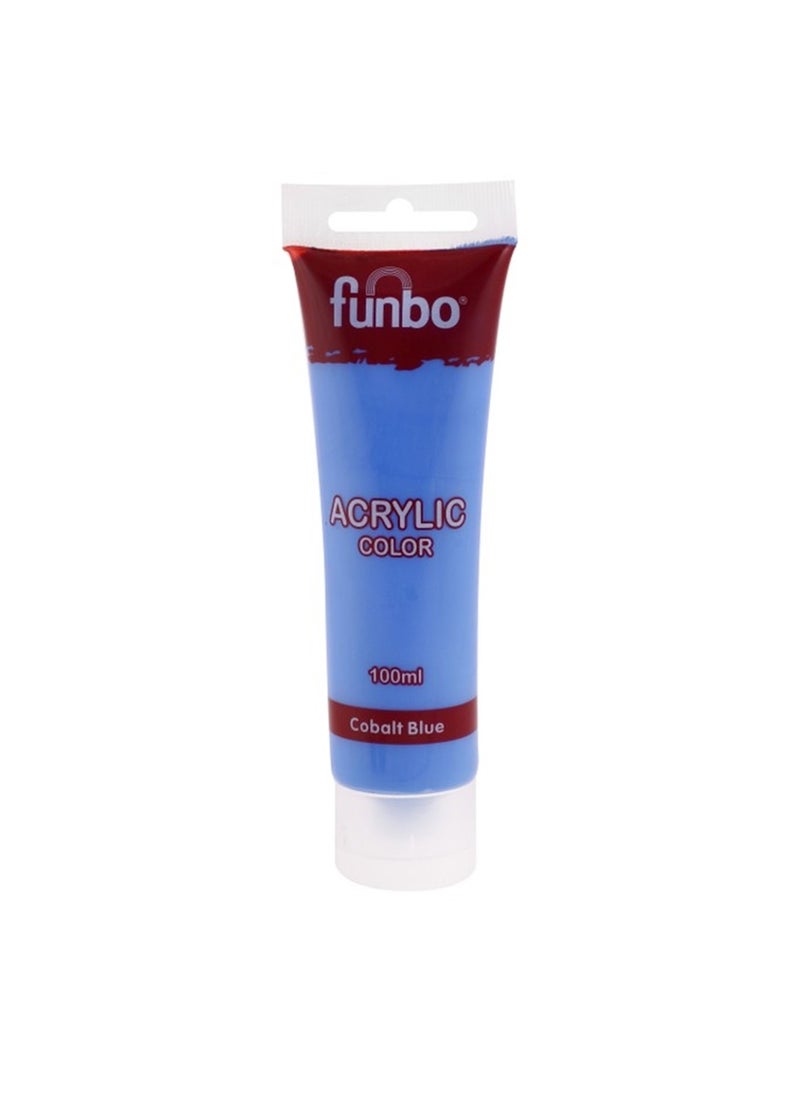 Acrylic Colour Tube 100ml Cobalt Blue