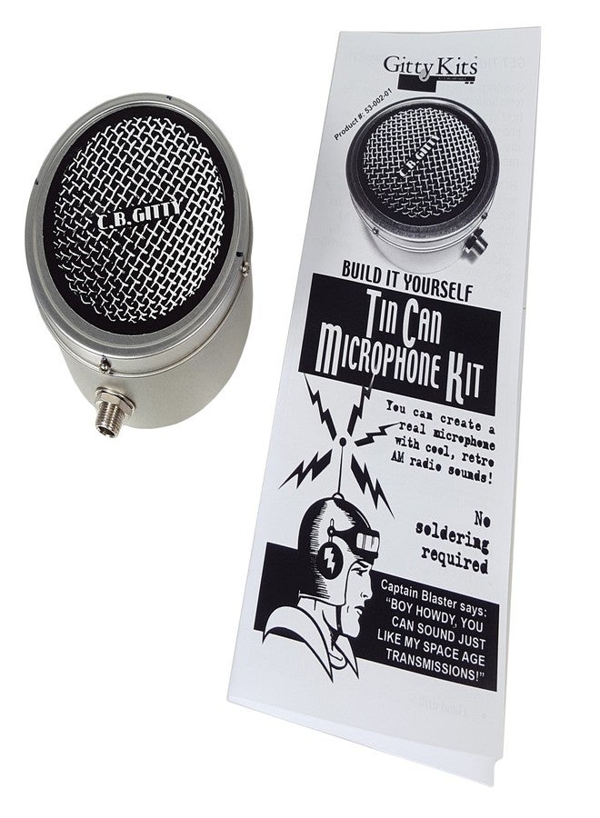 C. B. Gitty Tin Can Microphone Kit - Build your own old-time Mic! - Image 1