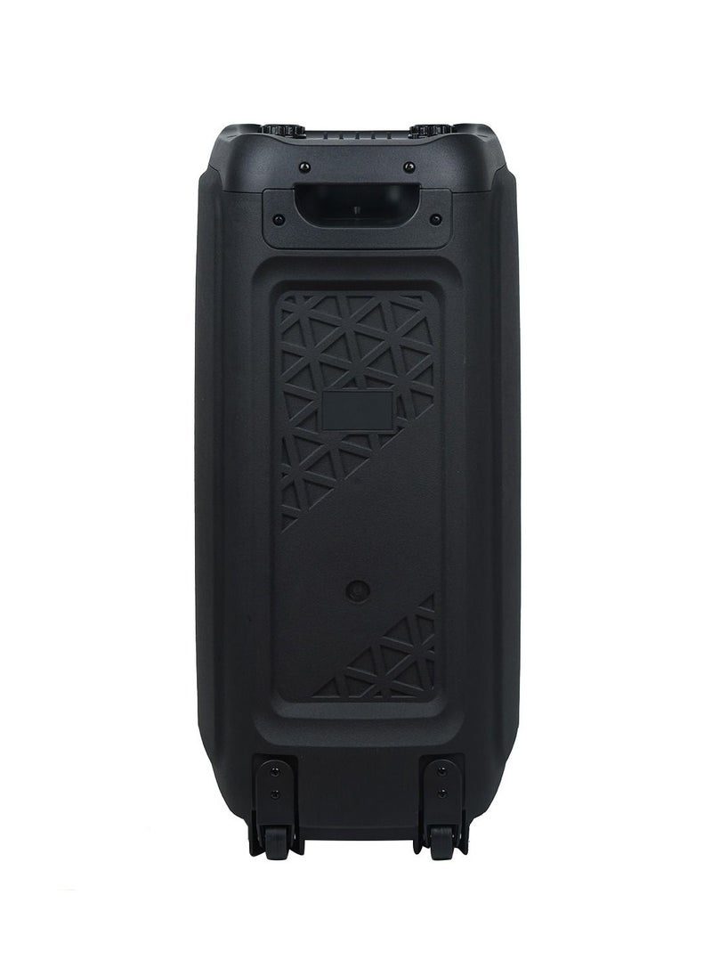 SONASHI - 8-Inch Rechargeable Speaker - Bluetooth And Fm Stereo Radio Function Mic Volume / Echo / Bass / Tweeter Control Led Display, Disco Light With Recording Function Rechargeable And Portable Device - Image 1