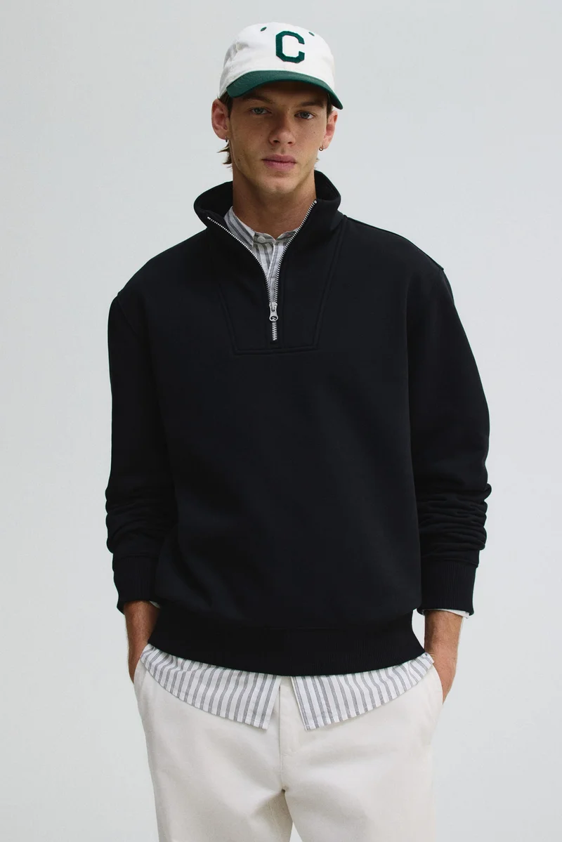 H&M Regular Fit Zip-top sweatshirt
