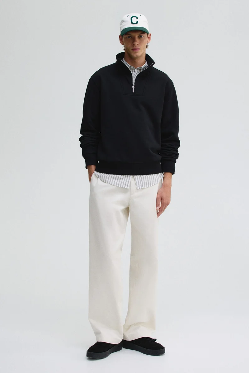 H&M Regular Fit Zip-top sweatshirt