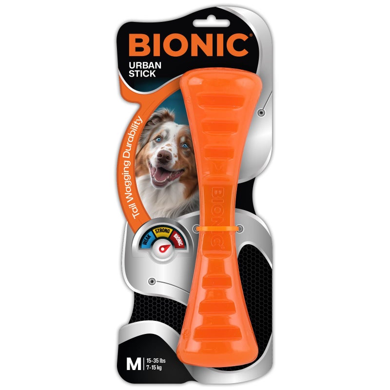 BIONIC Urban Stick Dog Toy Medium Interactive Dog Chew Toy That Stands Up to The Toughest Chewers for Dogs Between 1535 lbs 715 kg - Image 2