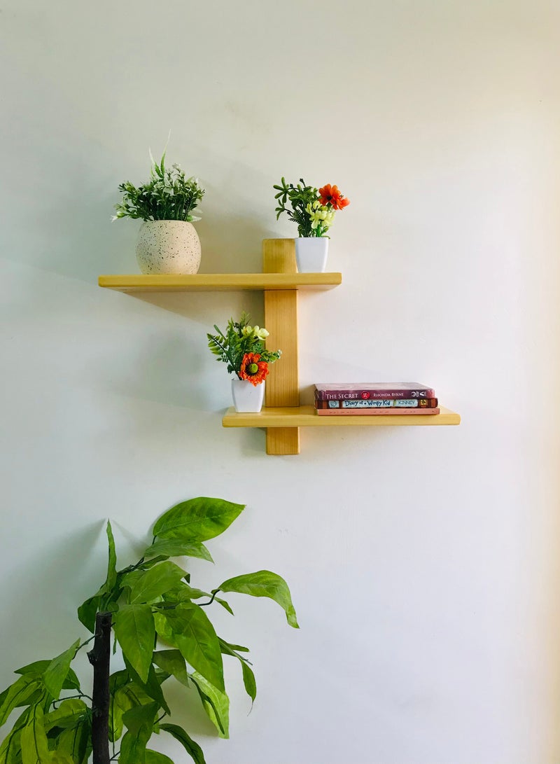 Decorative shelves made of high-quality natural musky wood, insulated with more than one layer of service and transparent paint to preserve the quality, beauty and color of the natural wood.  - Image 4