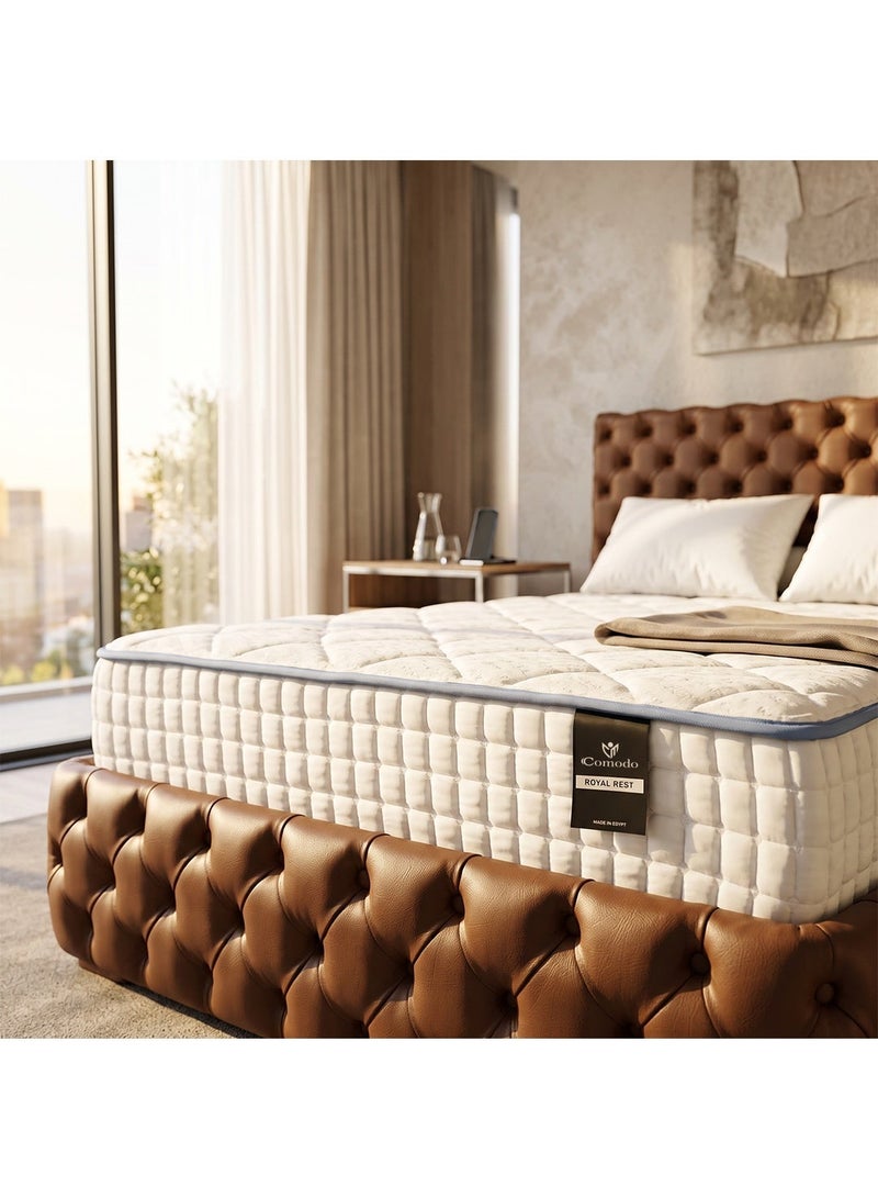 Comodo Royal Rest Pocket Spring Mattress - Medium Feel - Hight  25 cm - Image 1