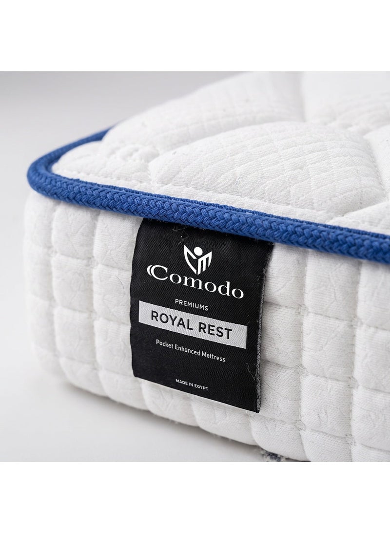 Comodo Royal Rest Pocket Spring Mattress - Medium Feel - Hight  25 cm - Image 3