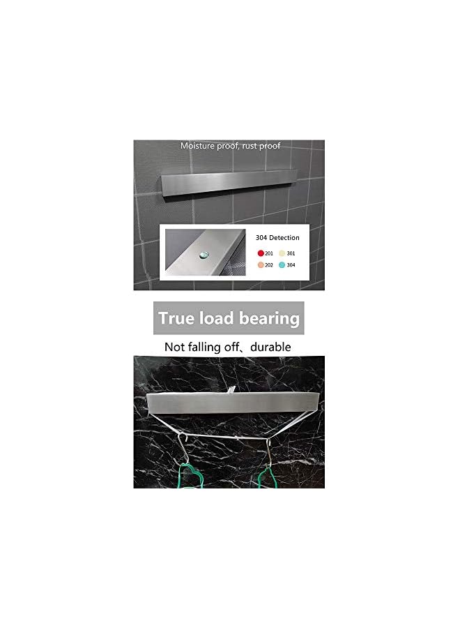 S-TOP 16 Inch Stainless Steel Magnetic Knife Bar with Multipurpose Use as Knife Holder, Knife Rack, Knife Strip, Kitchen Utensil Holder, Tool Holder, Art Supply Organizer & Home Organizer - Image 2