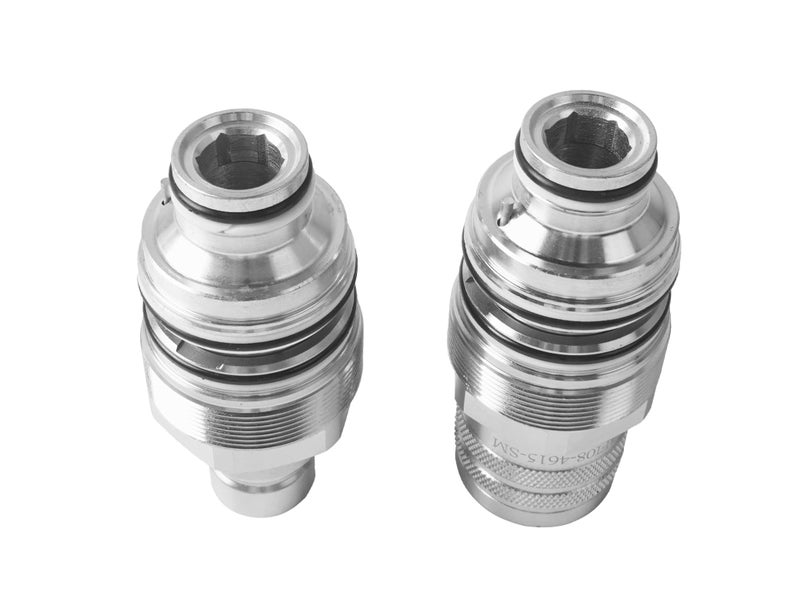 MIKODA 6679837 6680018 Hydraulic Flat Face Connect Coupler, Male & Female Coupler Kit, Thread Φ46mm Compatible with Bobcat 753-883, A220 - A770, S130 - S770, T140 - T870 - Image 5
