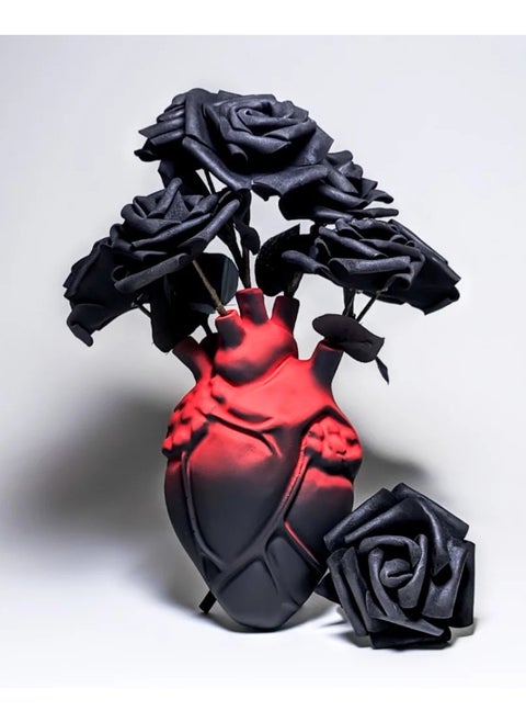 Dusk heart vase