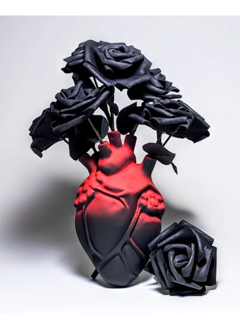 Dusk heart vase