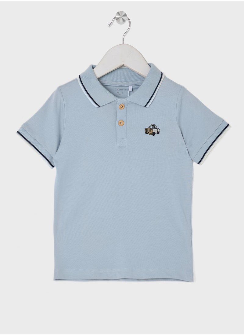 نيم ات - Kids Graphic Polo - Image 1