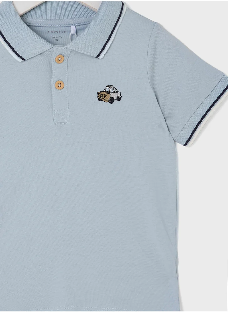 NAME IT Kids Graphic Polo