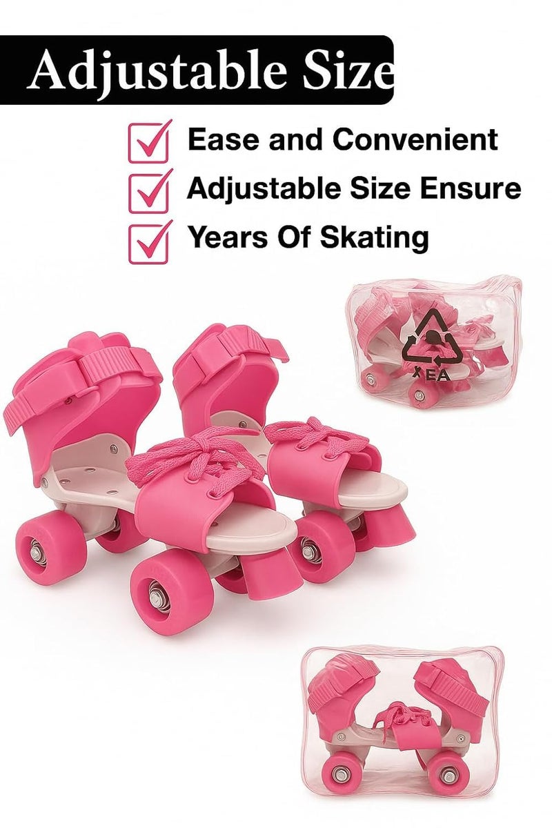 High Trusted Latest Designed Inline Roller Skating with Adjustable Size and Front Break Toys for 4 Years+ Kids Skates Size 5-12 UK - Multi Color - Image 3